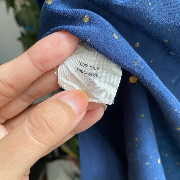 {Anthropology} 🔷 Silk tunic top - Picture 3 of 6